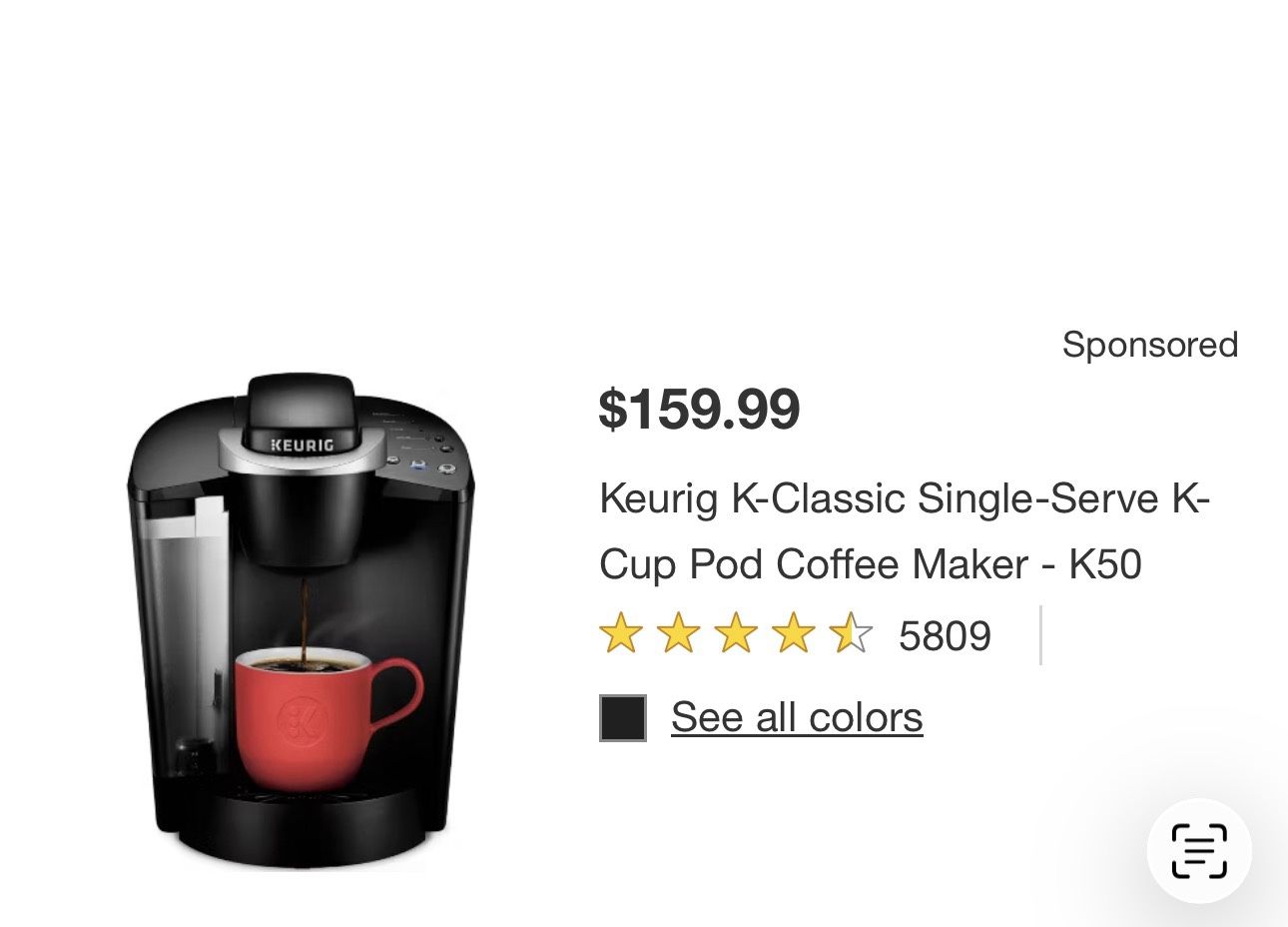 Keurig Coffee Maker