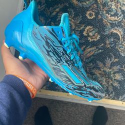 Blue Addizero Cleats 