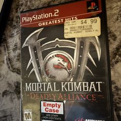 Mortal Kombat Deadly Alliance Ps2