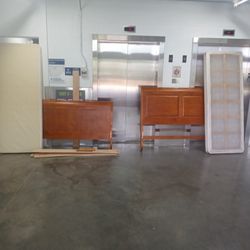 Queen Bed Frame And Mattress/ Boxes 