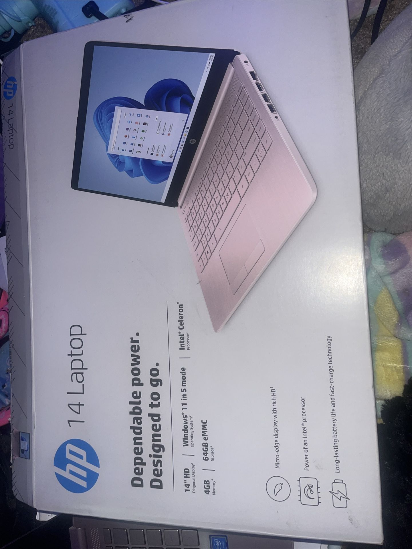 HP Laptop Brand New In Pink 