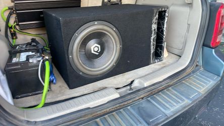 Solid Sub &  custom built box