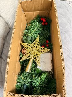 3 Ft Green Christmas Tree with Lights, Timer 8 Modes