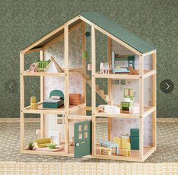 Tiny Land® Sweetwood Evergreen Dollhouse without Dolls