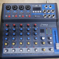Pyle Mixing Board DJ mix board PMXU63bt 889572-4 
