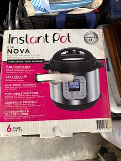 Instant Pot Duo Nova 6 Quart Pressure Cooker