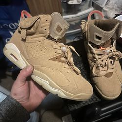 Travis Scott "British Khaki " X Air Jordan Retro 6s