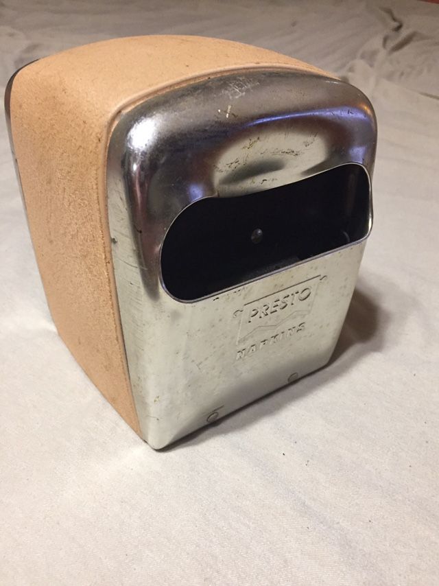 Vintage Presto Restaurant /Diner Napkin Dispenser 