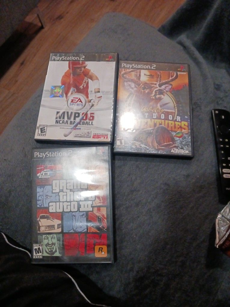 Three Ps2 Games Bundle $20