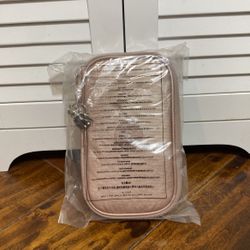 NWT Kipling AC8283 50 Pens Case Cosmetic Accessory Box Polyamide Rose Gold