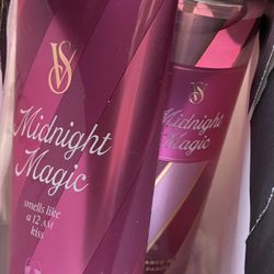 New Full Size Victoria’s Secret Lotion & Perfume Mist Midnight Magic