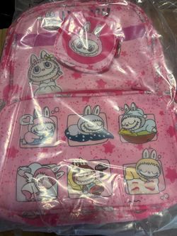Pink Labubu Backpack