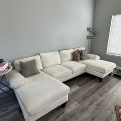 White Washable Sofa