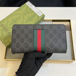 Gucci Long Wallet With Box 