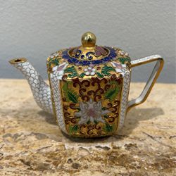 Small Cloisonné Teapot 