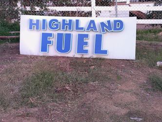 Highland Fuels GAS SIGN