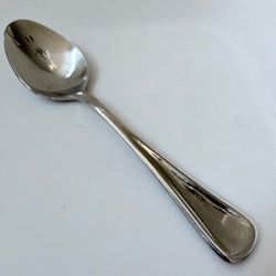 1pc Hampton Geneva-Glossy Teaspoon 6 3/8” Stainless 18/10, 227, Bevel Front