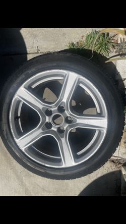 1 — 245/45r18 5x4.72 5x120 Stock Chevy Camaro S10 Bmw Wheel Rim Good 80% Treads Tire!!!!