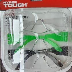 Hyper Tough 3-Pack Unisex Safety Glasses with Z87.1 Poly-Carbonate Lens