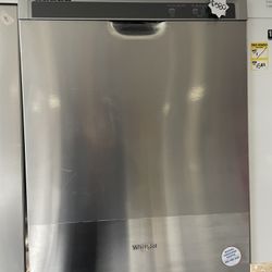 WHIRLPOOL STAINLESS STEEL DISHWASHER 