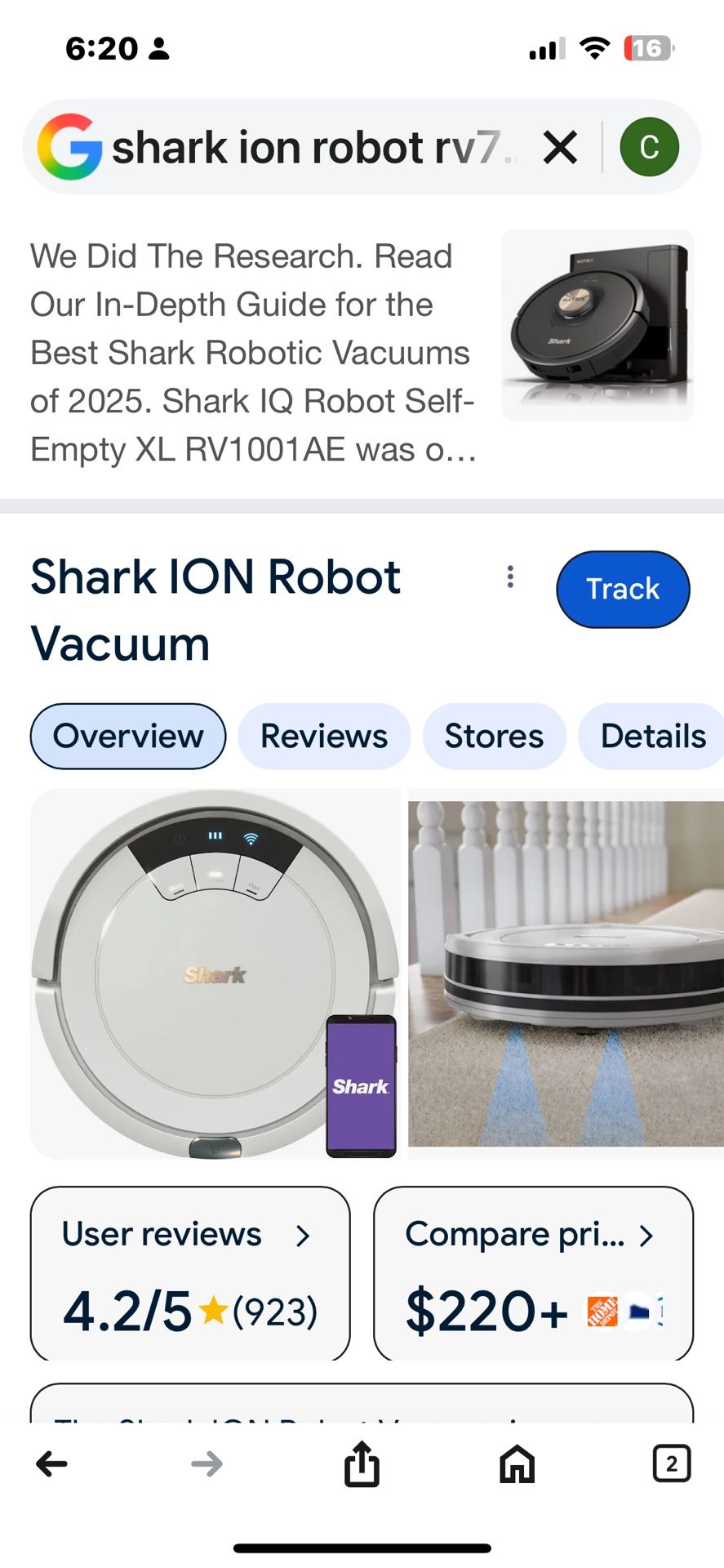 SHARK ION Robot Vacuum