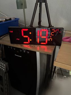 Large Digital Wall Clock