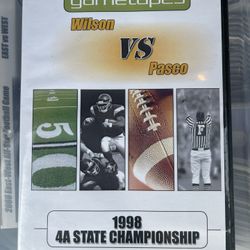 Wilson vs Pasco 2008 Football 4A Final dvd