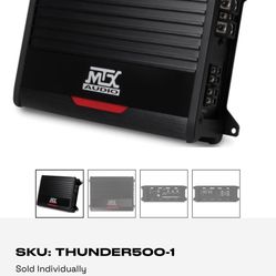 MTX 500-Watt RMS Mono Block Class D Amplifier