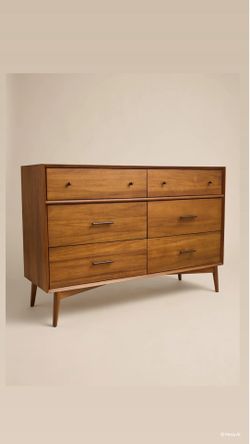 West elm Mid century modern 6 drawer dresser