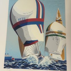 Rick Rush Reaching The Mark American’s Cup 1987