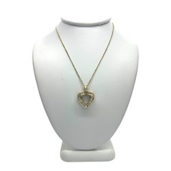 Pendant Yellow Gold 10k. Heart