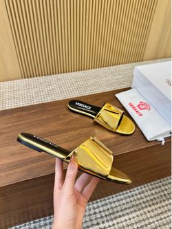 Versace Women’sSlides With Box 2026 New