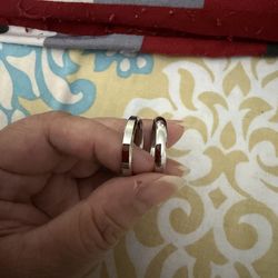 Stainless steel Wedding Band Size 10 $18 each