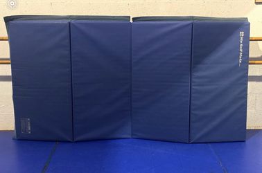 Large blue mats - tumbling dance gymnastics cheer sports