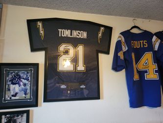 Chargers Signed And Authenticated Memorabilia