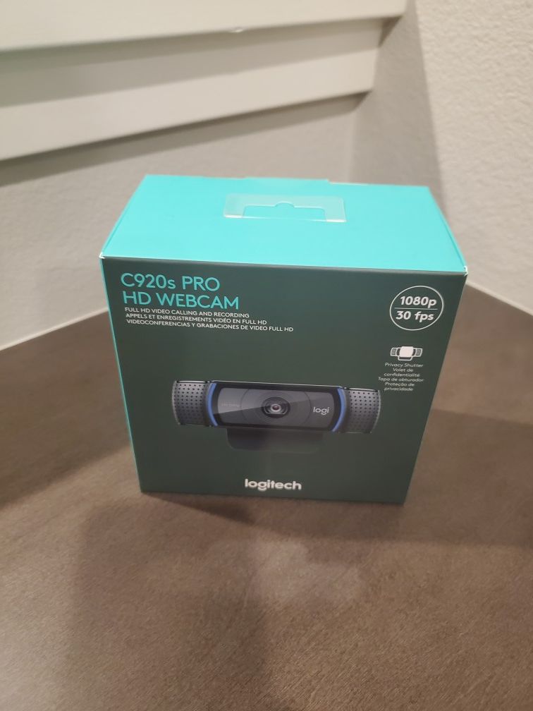 Logitech C920s Pro HD Webcam - Brand New Sealed