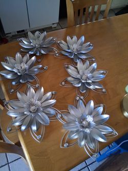 6 Aluminum Flower Arrag.Home Decor