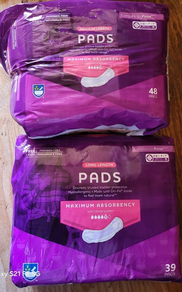Compare To Poise Bladder Pads!