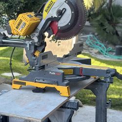 Dewalt 12” cordless sliding miter saw  tool only