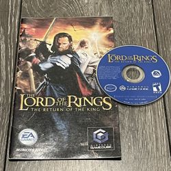 GameCube Return Of The King Lord Of The Rings Game Cube Nintendo