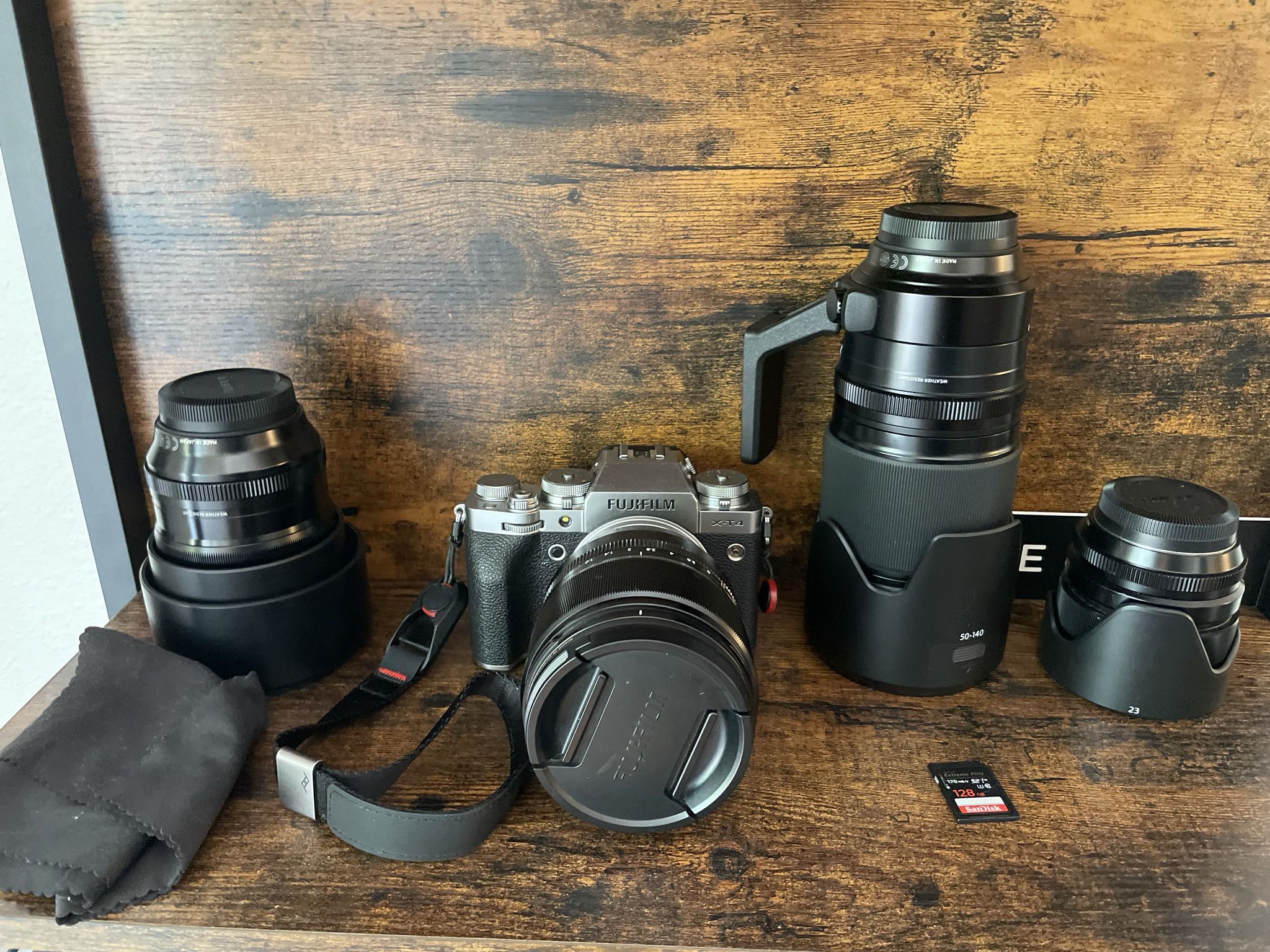 Complete Fujifilm XT4 in original Packaging $1400 With Extra battery, Filters, Also Selling Lenses 