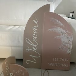 Wedding Welcome Sign