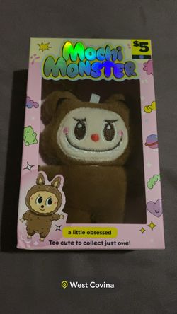 Brown Mochi Monster Mini Plush in Box