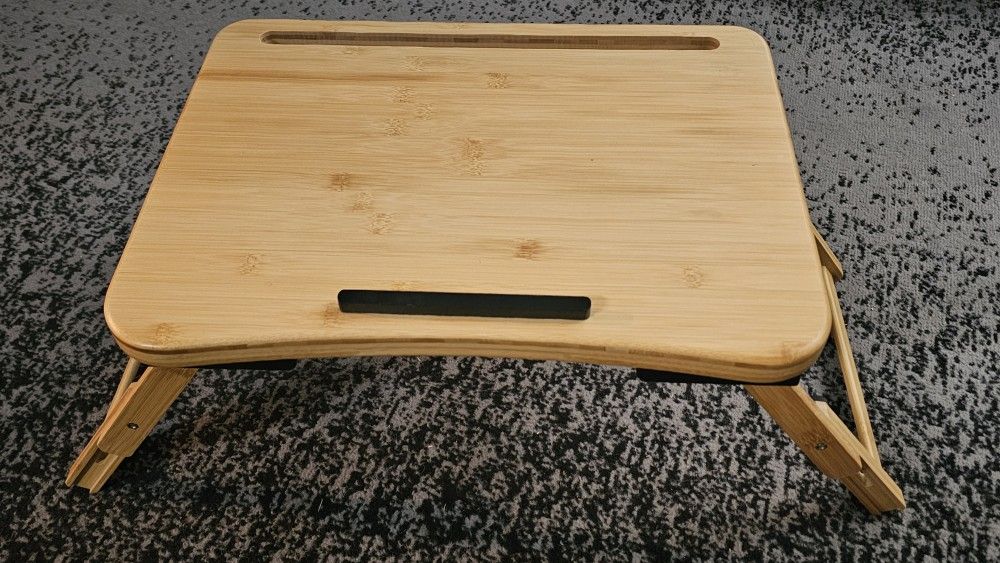Adjustable Laptop Portable Folding Bed Desk/Tray Stand