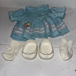 Vintage cabbage patch dress shoes and socks