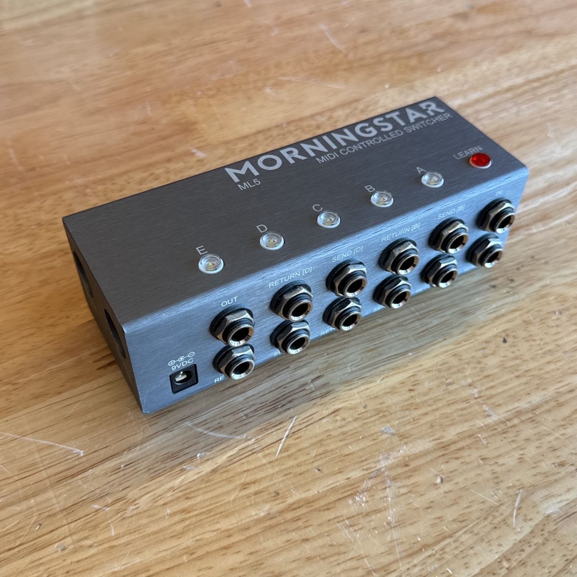 Morningstar ML5 Midi Controlled Switcher For Effects Pedals for