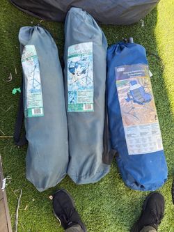Moving Sale: Camping Chairs and Pop-up Tent