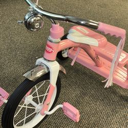 CLASSIC Pink Dual Deck Tricycle PINK IN GREAT CONDITION. 12 Classic Pink Tricycle Pink and wh for Sale in Orlando FL OfferUp