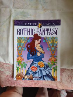 Creative Haven Gothic Fantasy coloring book