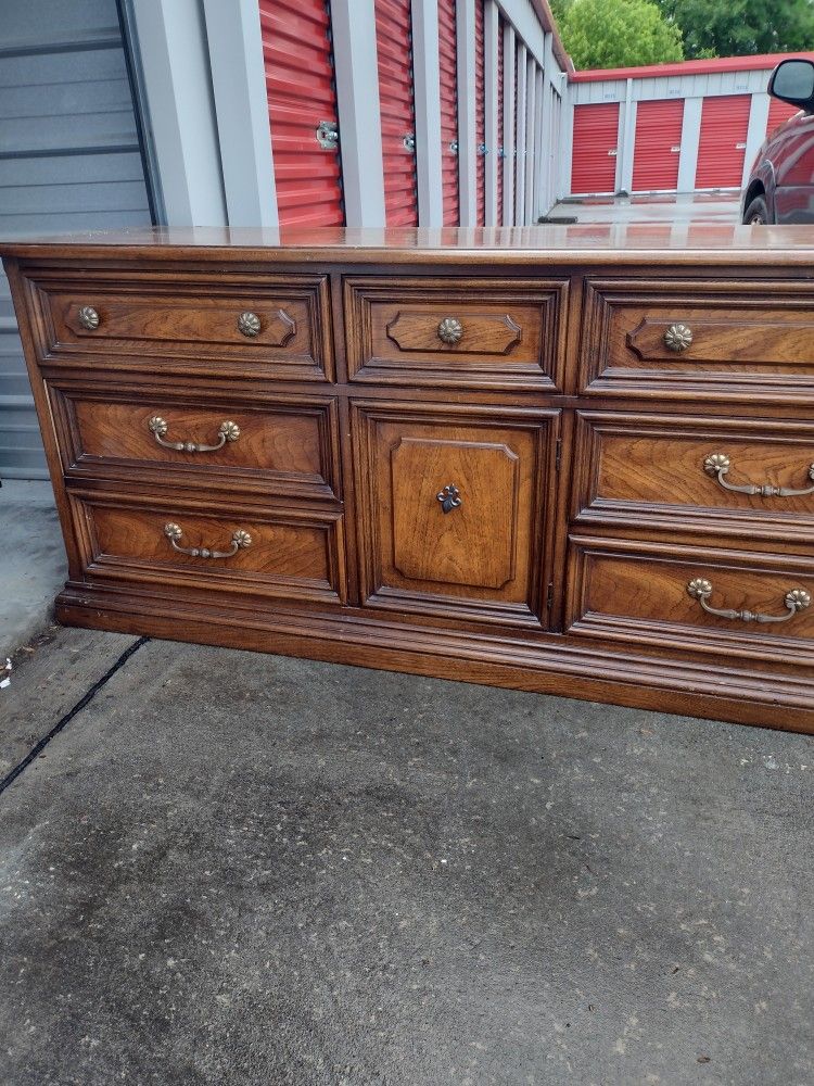 Dresser And Mirror, Real Wood